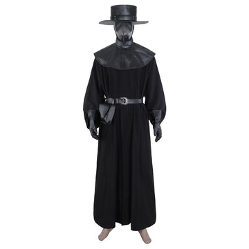 Anime Plague Doctor Steampunk Medieval Traje de uniforme para adultos carnaval Halloween Cosplay Disfraz